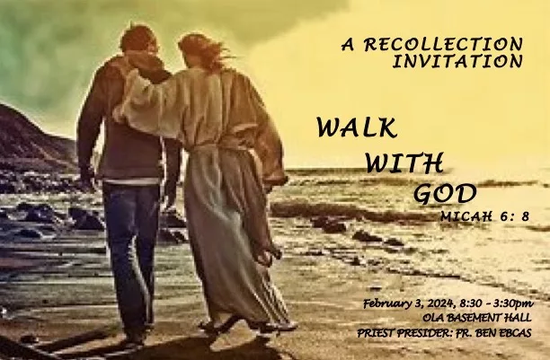 Recollection walk with God