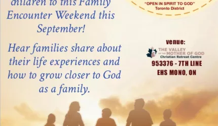 Family encounter 24 flyer